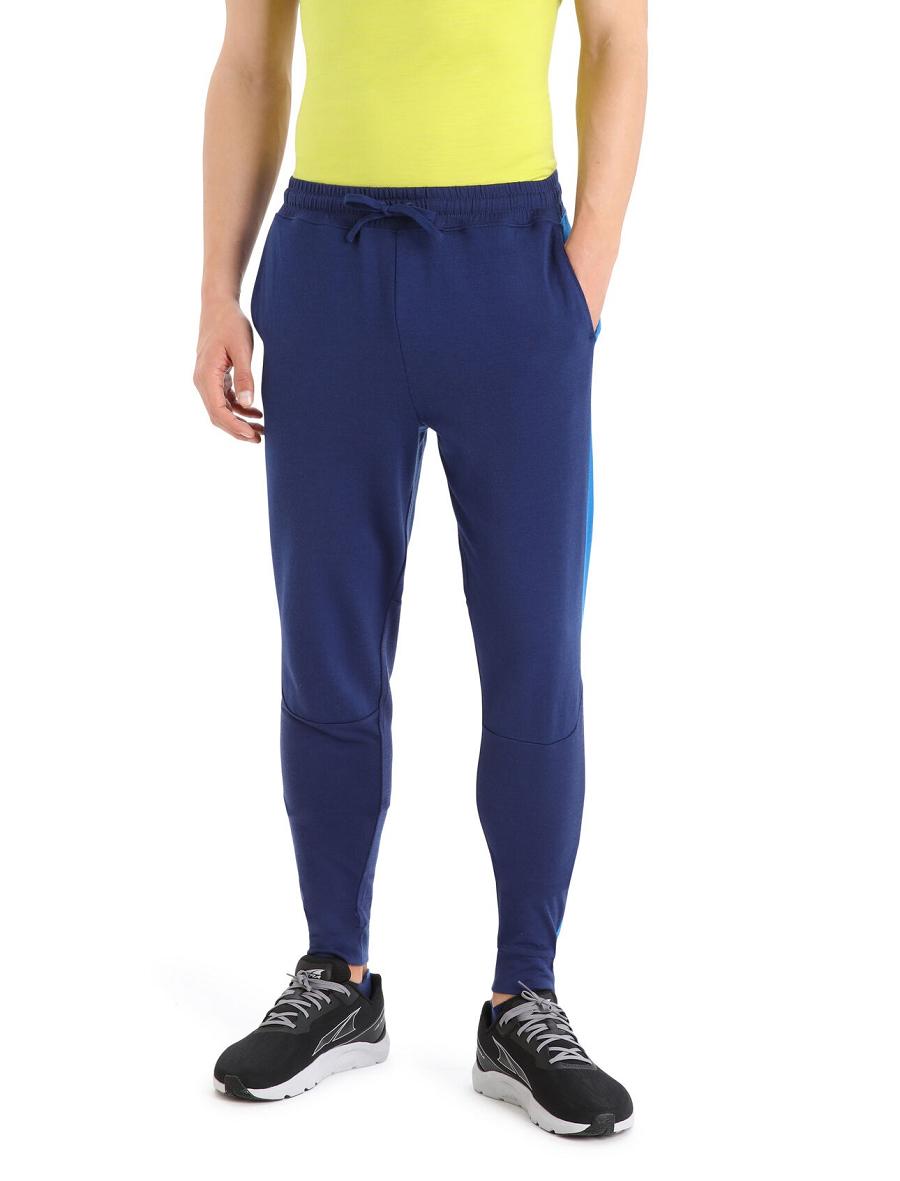 Pantalon Jogging Icebreaker ZoneKnit™ Merino Homme Bleu Royal Bleu Marine | FR 1142KORI